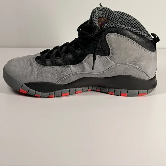 Air Jordan 10 Retro Cool Grey Men's Size 12 - 310805-022 - Picture 9 of 10